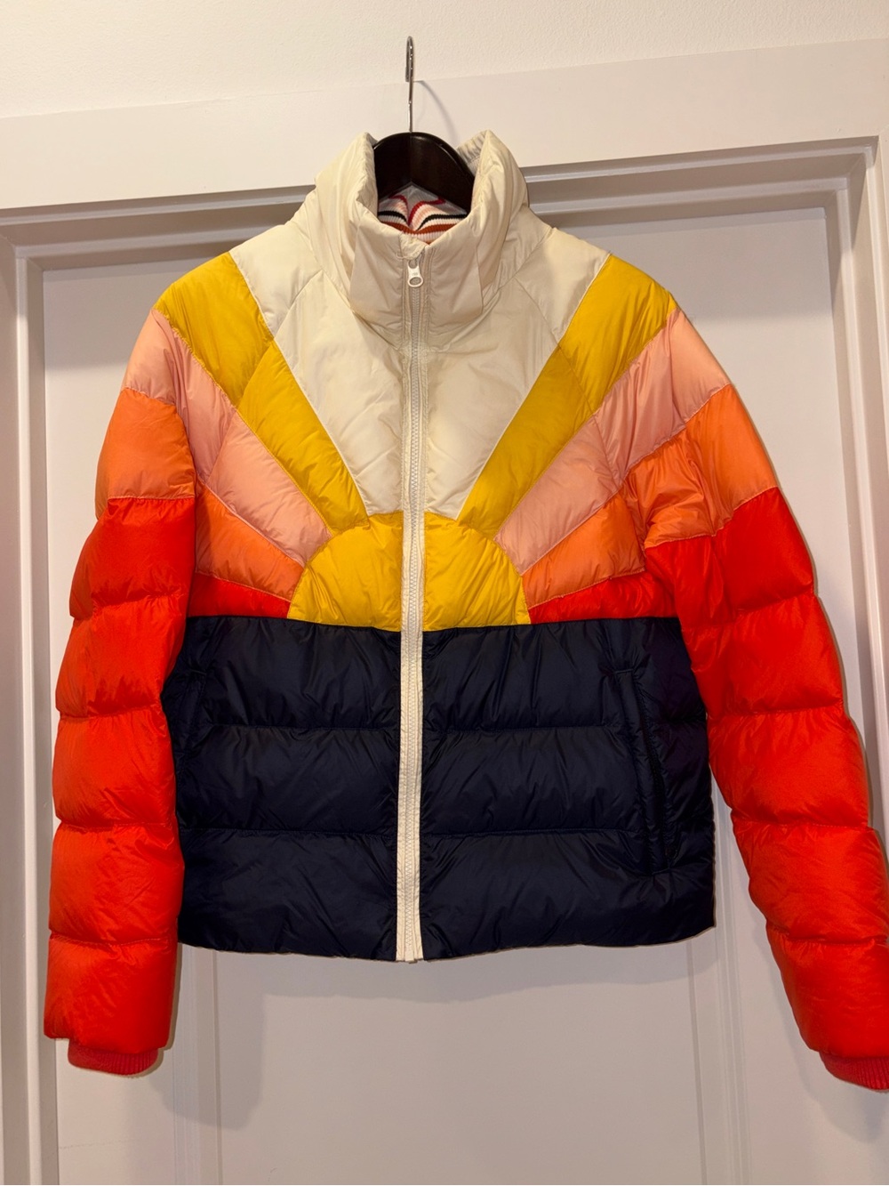 Marine Layer Archive Apres Sunset Down Puffer Jacket Size L - Picture 5 of 12
